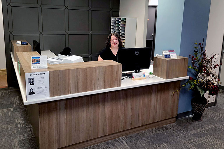 Our office staff is friendly and welcoming.